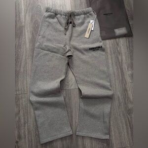 Essentials Heather Gray Joggers small